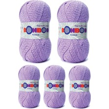 Toyigoo 5 Adet Festival Simli Örgü Ipi Yünü Renk NO:205 TYG-84037RS