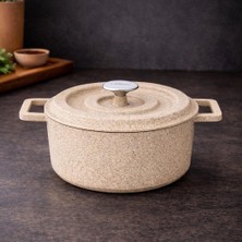 Lavonni 24 cm Döküm Kapaklı Döküm Tencere