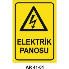Outdoor One İŞ GÜVENLİĞİ UYARI LEVHASI 1 ADET PVC 21 X 29CM