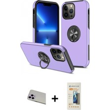 Toyigoo Ieg™ iPhone 13 Pro Max Kılıf Odak Form Prime - Siyah 6d Mat Seramik Hayalet Nano Ekran Koruyucu