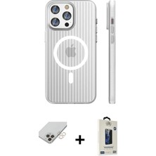 Toyigoo Ieg™ iPhone 14 Pro Max Kılıf Pusula Minimal Koleksiyonu - Siyah Bilvis Hayalet Cam Ekran Koruyuc