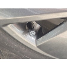 YSN Sounds Volkswagen Sibop Kapağı , Vw Araç Lastik Sibop Kapağı , Volkswagen Araç Tekerlek Sibop Kapağı - 4 Adet
