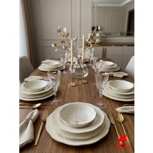 Köklü Züccaciye 24 Parça 6 Kişilik Yemek Takımı