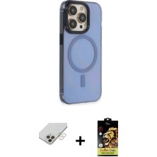 Toyigoo Ieg™ iPhone 14 Pro Max Kılıf Eksen Işık Prime - Siyah Buffer Cam Ekran Koruyucu + Gold Band Me