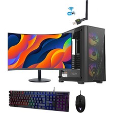 Draven OFS-010 i5-7500 16GB DDR4 1TB SSD 24" Curved Monitör Ofis Bilgisayarı