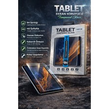 Almanara Project Samsung Galaxy Tab S8 Uyumlu Tablet Ekran Koruyucu 9h Tempered Glass Hd Şeffaf Darbe Dayanıklı Cam