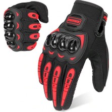 MOONRIDER Moonrıder Motosiklet Eldiveni Üstün Koruma Dokunmatik Özelliği Motorcu Eldiveni