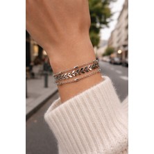 Blue Cat Bijouterie Urban Leaf Bracelet