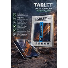 Almanara Project Samsung Galaxy Tab S9 Uyumlu Tablet Ekran Koruyucu 9h Tempered Glass Hd Şeffaf Darbe Dayanıklı Cam