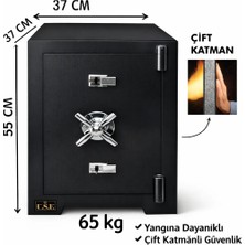 U.S.F Ev ve Ofis Tipi Çelik Para Kasası-55cm 65kg