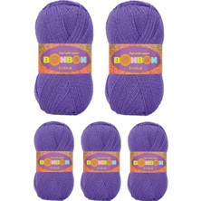 Royaleks Group 5 Adet Festival Simli Örgü Ipi Yünü Renk NO:241