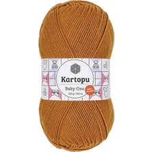 Royaleks Group 1 Adet Baby One Tüylenmeyen El Örgü Ipi Yünü Hardal K1854