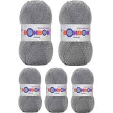 Royaleks Group 5 Adet Festival Simli Örgü Ipi Yünü Renk NO:233