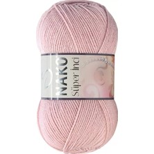 Royaleks Group 1 Adet Süper Inci El Örgü Ipi 100 gr Pembemsi Pudra 10275