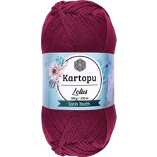 Royaleks Group 1 Adet Lotus Bikini Büstiyer Bluz Örgü Ipi  K747 Mürdüm