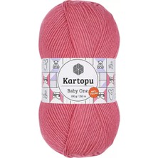 Royaleks Group 1 Adet Baby One Tüylenmeyen El Örgü Ipi Yünü Şeker Pembe K244