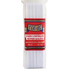 Royaleks Group Tekis Lastik No:2 Yassı Lastik Şalvar Lastiği 10 Metre