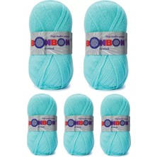 Royaleks Group 5 Adet Festival Simli Örgü Ipi Yünü Renk NO:203