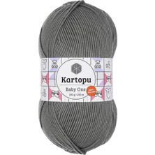 Royaleks Group 1 Adet Baby One Tüylenmeyen El Örgü Ipi Yünü Koyu Gri K1921