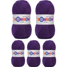 Royaleks Group 5 Adet Festival Simli Örgü Ipi Yünü Renk NO:232