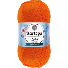 Royaleks Group 1 Adet Lotus Bikini Büstiyer Bluz Örgü Ipi  K273 Turuncu