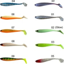 Captain 3587 Dagi Duck Shad 9cm 7gr 5'li Paket Silikon Yem