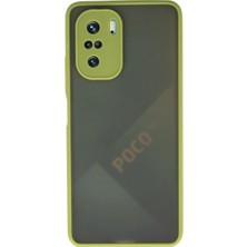 TKÇ Xiaomi Poco F3 Kılıf Montreal Silikon Kapak - Açık Yeşil