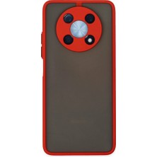 TKÇ Huawei Nova Y90 Kılıf Montreal Silikon Kapak - Kırmızı