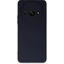 TKÇ Xiaomi Redmi A3 4g Kılıf Nano Içi Kadife Silikon - Lacivert
