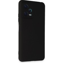 TKÇ Xiaomi Redmi Note 12 5g Kılıf Nano Içi Kadife Silikon - Siyah