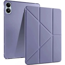 TKÇ Xiaomi Redmi Pad Pro 12.1 Kılıf Kalemlikli Mars Tablet Kılıfı - Lavender