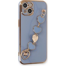 TKÇ  Iphone 14 Kılıf Esila Silikon - Gri