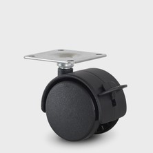 Burak Teker Burak Casters 50MM Plastik Frenli Mobilya Tekerleği 0502FPS
