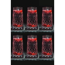 PremiumPort 6'lı Long Drink Bardak Seti, 450CC, Şık ve Dayanıklı Içecek Bardağı