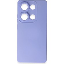 TKÇ Xiaomi Redmi Note 13 Pro 4g Kılıf Nano Içi Kadife Silikon - Lila