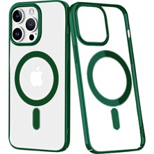 TKÇ  Iphone 14 Pro Max Kılıf Element Magneticsafe Sert Kapak - Köknar Yeşili