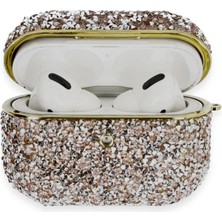 TKÇ  Airpods Pro 2 (2.nesil) Luz Taşlı Kılıf - Pembe