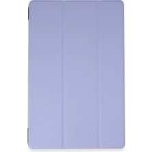 TKÇ  Ipad Pro 13 (2024) Kılıf Tablet Smart Kılıf - Lila