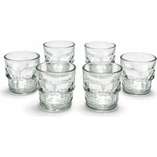 TKÇ 6'lı Kurukafa Cam Shot Bardağı ALK2152