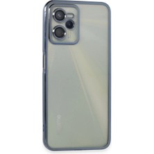 TKÇ Realme C35 Kılıf Razer Lensli Silikon - Açık Mavi