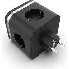 TKÇ Termal Akım Korumalı Isıya Dayanıklı 3’lü Duvar Tipi Priz 2x USB 2x Typce 3680 W