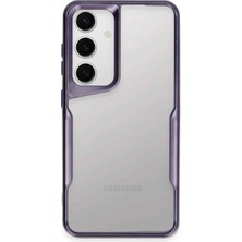 TKÇ Samsung Galaxy S24 Kılıf Boyi Silikon Kapak - Derin Mor