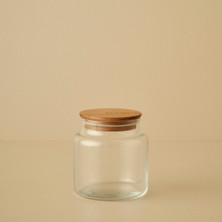 PremiumPort Ahşap Kapaklı 635 cc Kavanoz, Şık ve Dayanıklı Saklama Çözümü