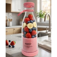 Toptan Bulurum USB Şarjlı Mini Blender Taşınabilir Smoothie Yapıcı Hafif ve Pratik Tasarım