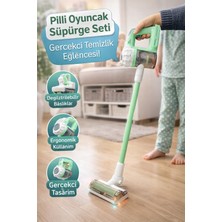 Trust Store Pilli Oyuncak Süpürge Seti Gerçekçi Tasarımlı Çocuk Evcilik Oyuncağı