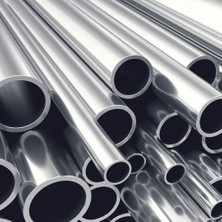 Metal Vitrini Alüminyum Boru Dış Çap 25 mm Et Kal 2 mm