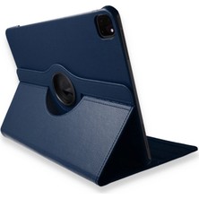 TKÇ  Ipad Pro 11 (2020) Kılıf 360 Tablet Deri Kılıf - Lacivert