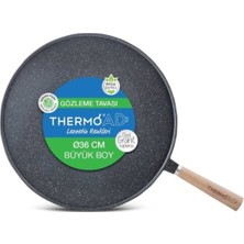 PremiumPort 36 cm Alüminyum Döküm Granit Kaplama Gözleme Tavası