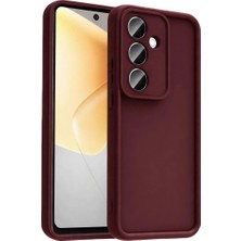 TKÇ Samsung Galaxy A57 5g Viera Silikon - Bordo