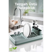 PremiumPort Pratik ve Şık Kompakt Bölmeli Plastik Tabaklık, Mutfağınıza Düzen Getirir